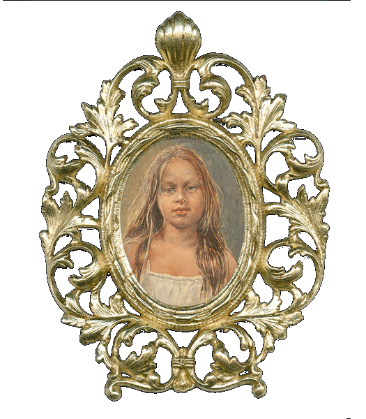 "Juna" - an oil painting on copper by British Fine Artist Tobias Keene