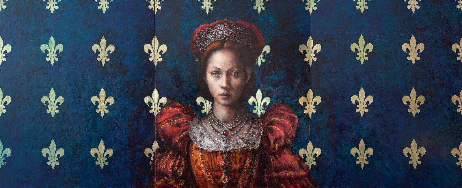 Mary Queen of Scots - an oil painting by Tobias Keene