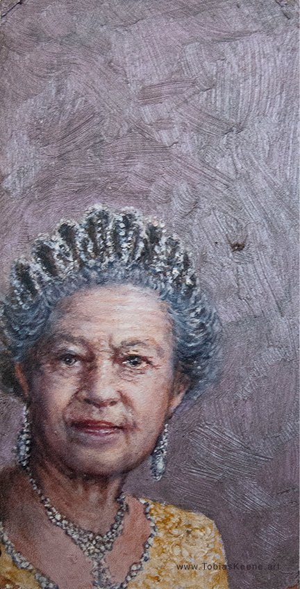 Queen Elizabeth II - a study by Tobias Keene